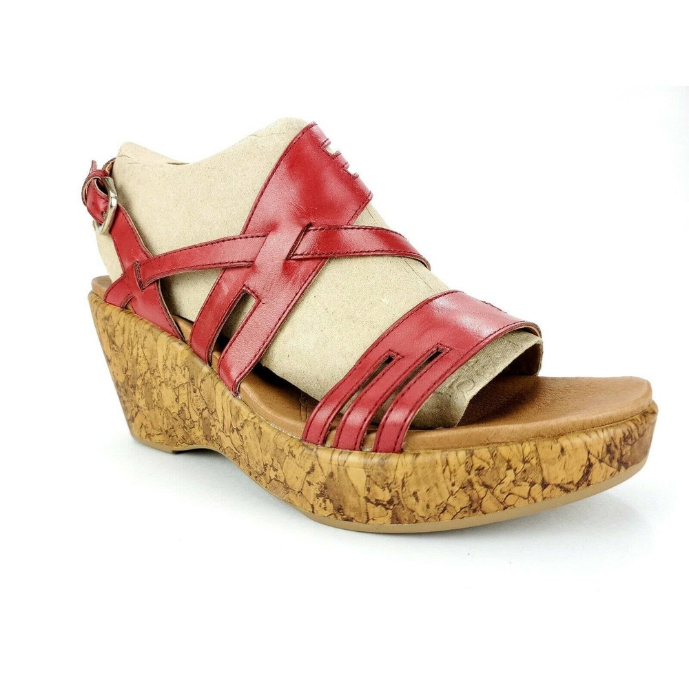 KRAVINGS BY KLOGS FRANKIE SANDALS RED SIZE 10 M